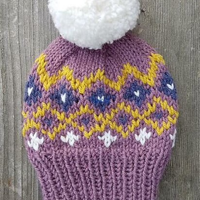 Nordic toque - knitting pattern