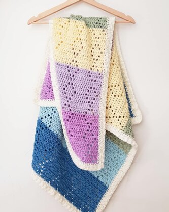 Honeycomb Diamonds blanket