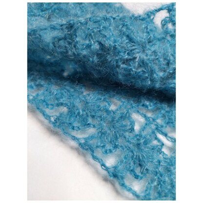 Crochet light scarf pattern