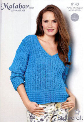 Cable Vest and Sweater in Stylecraft Malabar - 9143