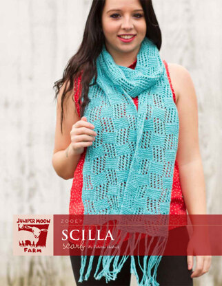 Scilla Scarf in Juniper Moon Farm Zooey - J36-01