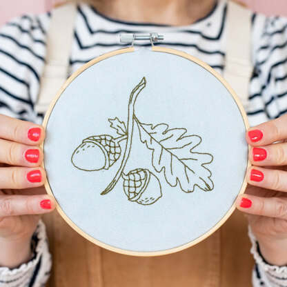 Free Embroidery Kit For Beginners - Help Each Other Grow - Cotton Clara