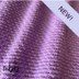 Simple Crossover Baby Blanket