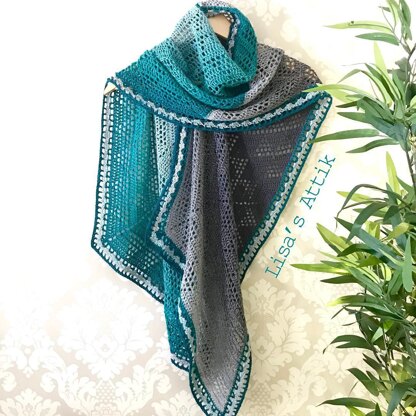 Cumbria Way Shawl