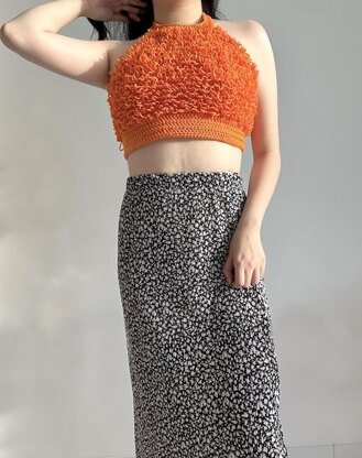 Hug Me Halter Summer Top PDF Crochet Pattern