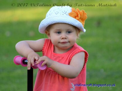 Grassland Flower Panama Hat