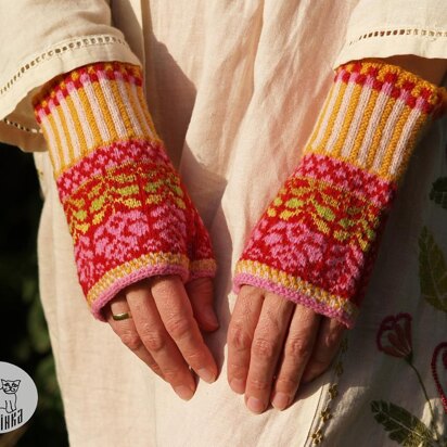 Honey and roses - knitting pattern