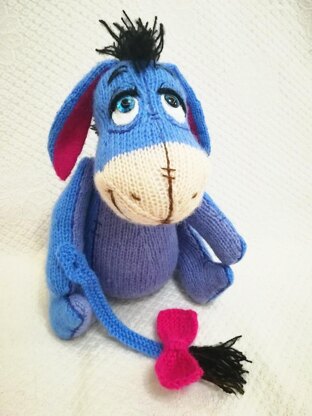 Knitted Donkey Winnie's friend