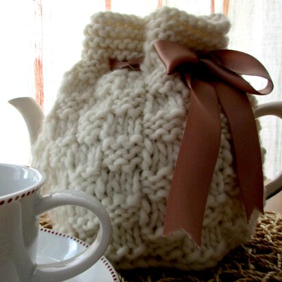 Chunky Textured Squares Tea Cosy
