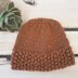 Chunky Moss Stitch Baby Beanie