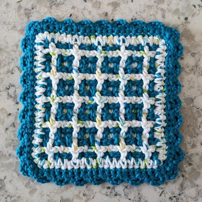 Squares Woven Hot Pad & Coaster