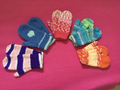 Mitts for little family members