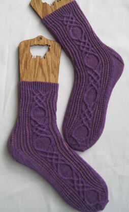 Avery's Cabled Socks