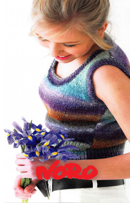 Sleeveless Top in Noro Silk Garden Lite - Downloadable PDF