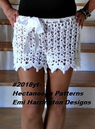 2019- LACE Crochet SHORTS