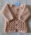 Crochet Textured Baby Cardigan