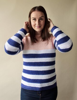 Crocheted Shoreline Sweater