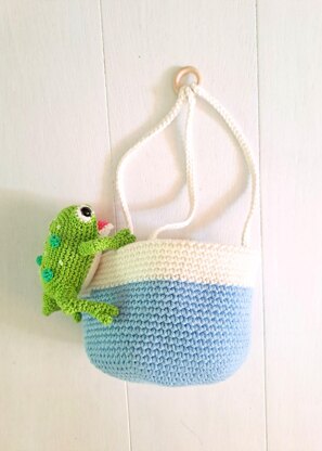 Frog Hanging Planter