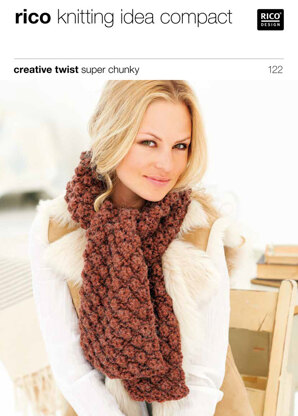 Scarves and Snoods in Rico Creative Twist Super Chunky - 122