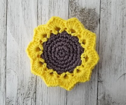 Sunflower Coaster