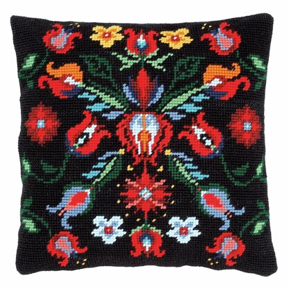Vervaco Tapestry Kit: Cushion: Folklore III - 40 x 40cm