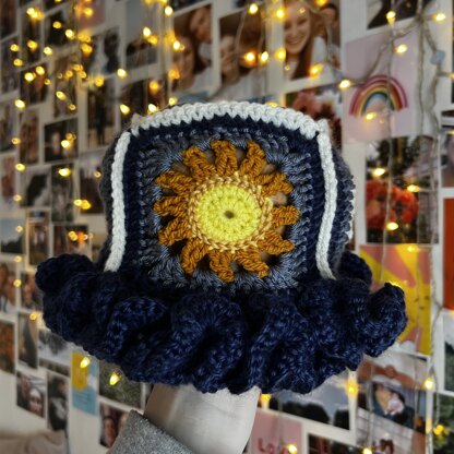 Celestial Frilly Sun Hat