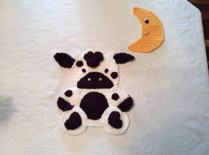 Baby Cow Wall Hanging for the Nursery