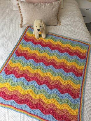 Gentle Ripples Bobble Baby Blanket
