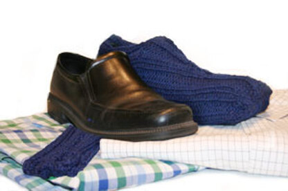 Travelin' Man Shoe Covers in Lion Brand Wool-Ease