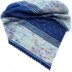 Blue Impression Shawl