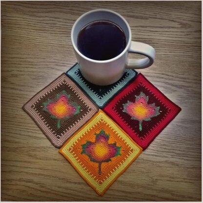 Falling Leaves Coasters