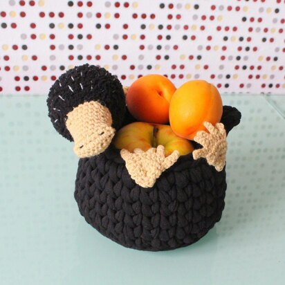 Niffler crochet basket fantastic beasts