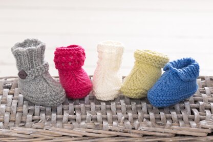 Super Easy Baby Booties