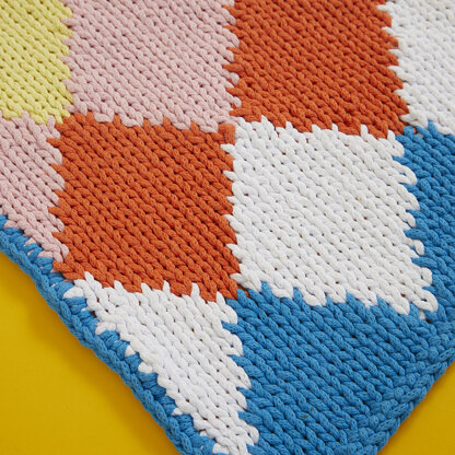 Paintbox Yarns Dazzling Diamond Bath Mat PDF (Free)
