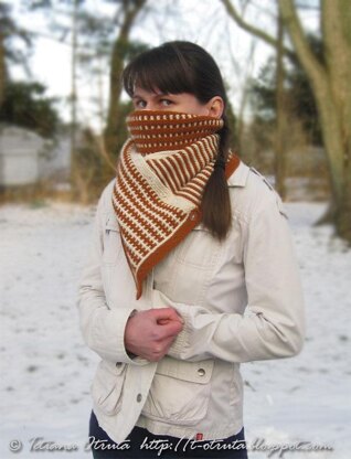 Geometric Illusion Cowl / Scarf