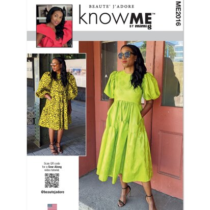 Know Me Misses' Dress by Beaute' J'adore ME2016 - Sewing Pattern