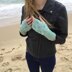 Diamond fingerless gloves