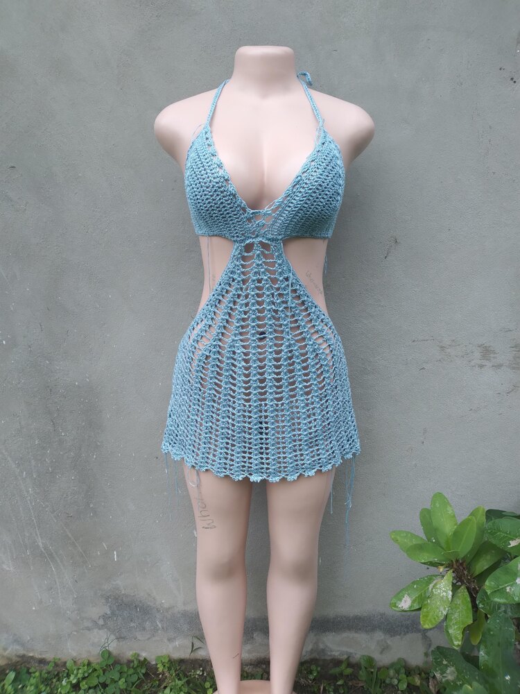 Crochet beach cover up dress Crochet pattern by Stacia Whorms | LoveCrafts Crochet beach cover up dress Crochet pattern by Stacia Whorms | LoveCrafts
