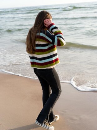Striped Muse sweater