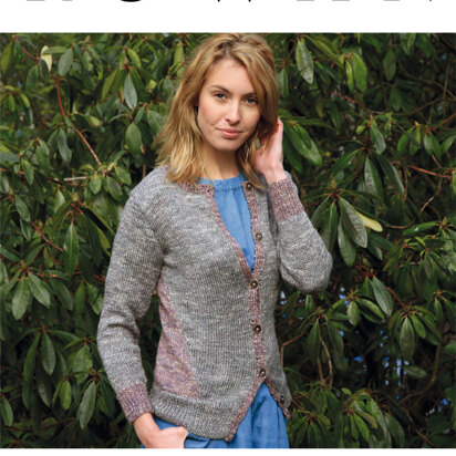 Anpan Cardigan in Rowan Silkystones