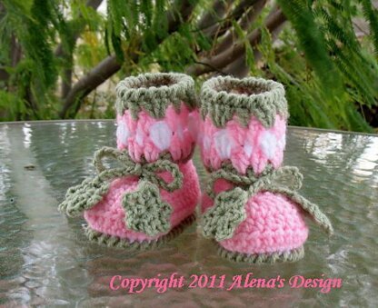 Crochet Blossom Baby Set