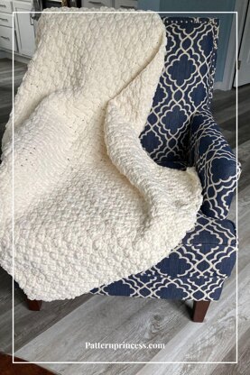 Beginner Super Bulky Crochet Blanket Pattern