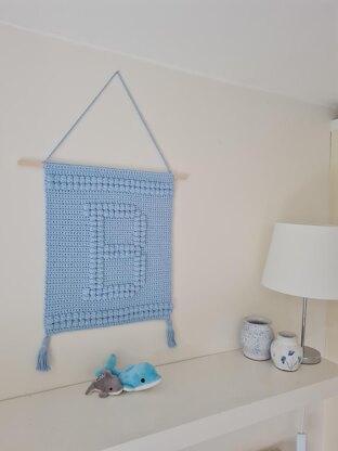 Letter B Wallhanging