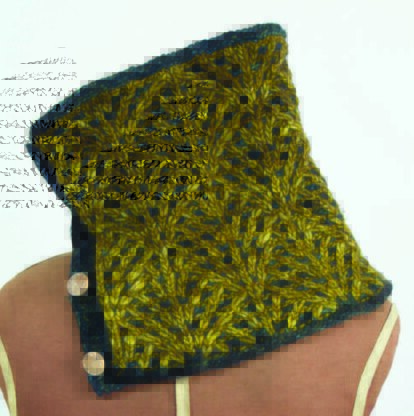 Deco Fans Cowl in Malabrigo Mecha - PDF