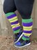 Mardi Gras Leg Warmers