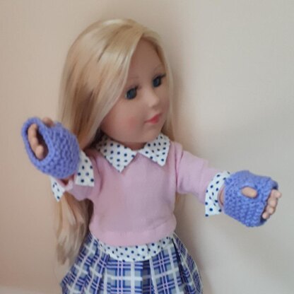 Pretty Wrist Warmers for Doll