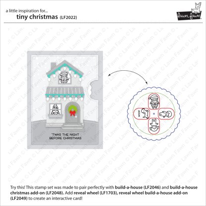 Lawn Fawn Clear Stamps 3"X2" - Tiny Christmas