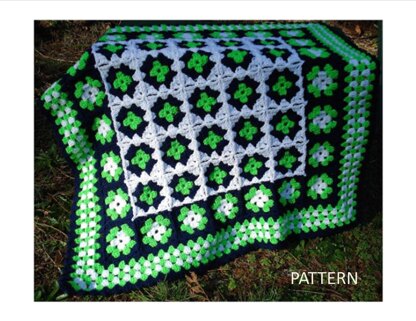 Granny Square Baby Blanket - PB-107