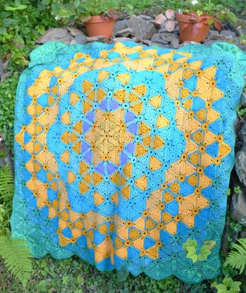 Cote de Lynmouth Crochet Blanket