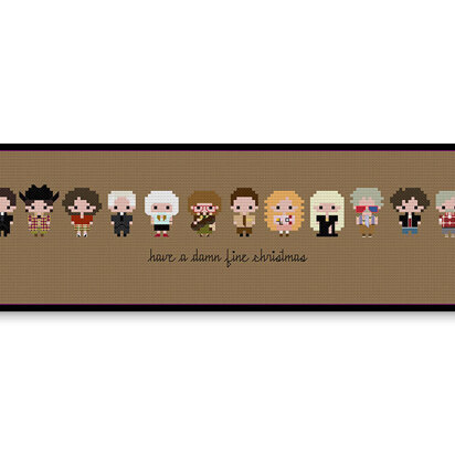 Twin Peaks Bite Size - PDF Cross Stitch Pattern